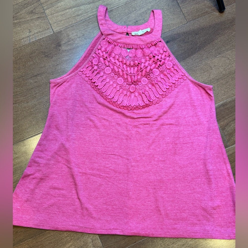 ABOVE & BEYOND Pink Sleeveless Blouse